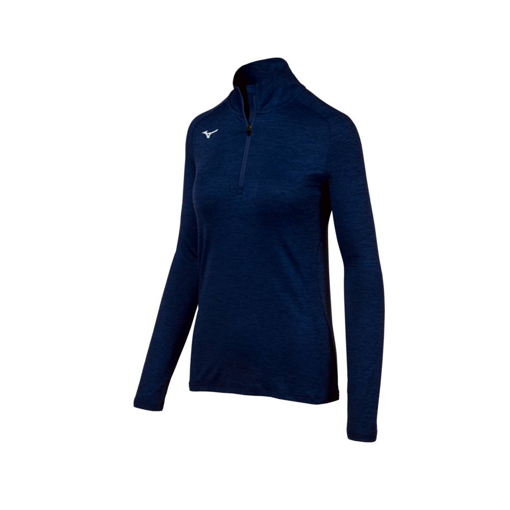 Mizuno Women's Alpha ½ Zip Pullover Navy (530036-KSO)